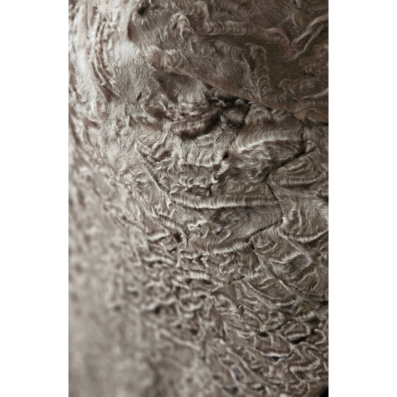 Vintage 50s Brown Persian Wool Coat Medium Levy Wolf - Picture 12 of 13